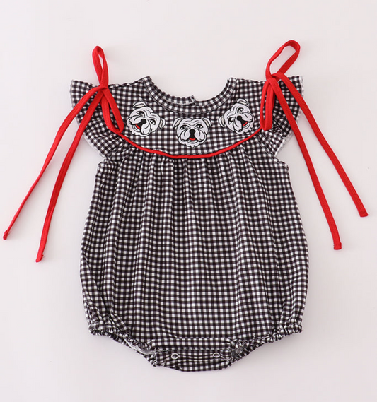 Georgia Bulldog Plaid Bubble